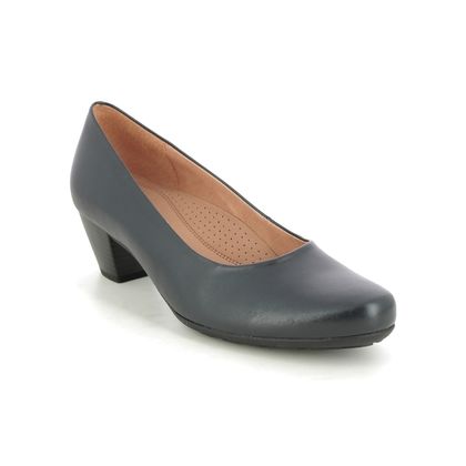 Gabor Court Shoes - Navy Leather - 02.120.26 BRAMBLING CREW