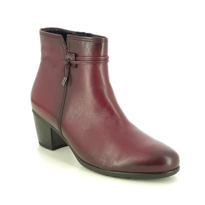 Gabor Heeled Boots - Red leather - 35.522.25 ELA
