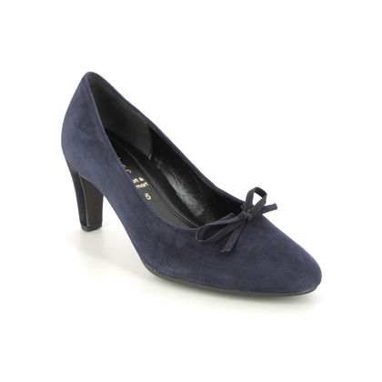 Gabor Court Shoes - Navy Suede - 91.412.16 ELBERTA MIZZY