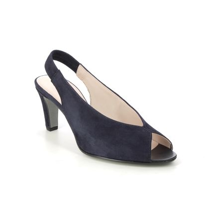 Gabor Slingback Shoes - Navy suede - 21.800.16 ETERNITY