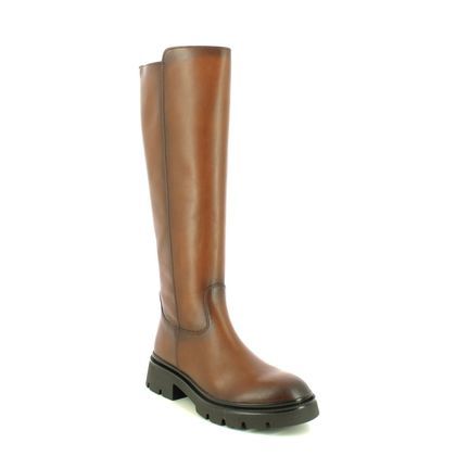 Gabor Knee High Boots - Tan Leather  - 31.859.24 MATCH MEDIUM LEG