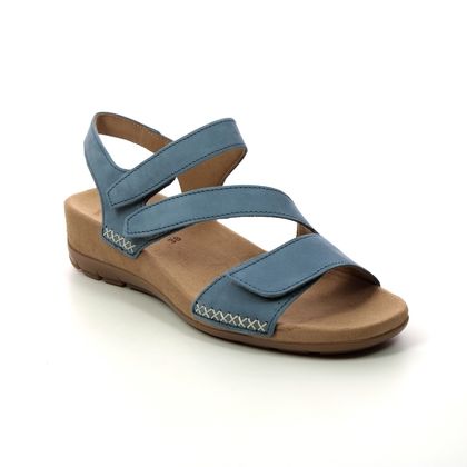 Gabor Comfortable Sandals - Denim - 23.734.18 TOBIN