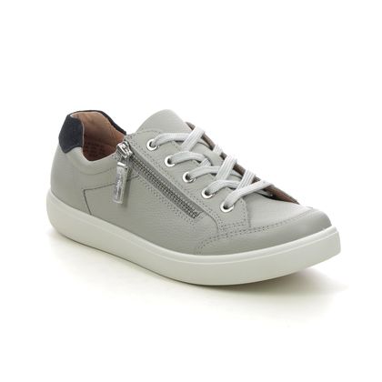 Hotter Trainers - Light Grey Leather - 16116/03 CHASE  2 WIDE