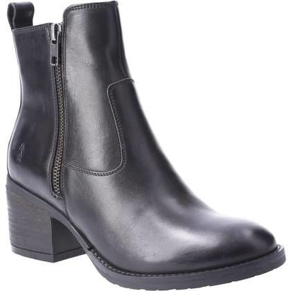 Hush Puppies Ankle Boots - Black - HPW1000-238-1 Helena