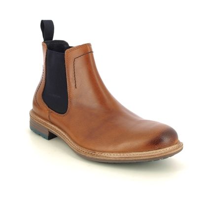Hush Puppies Chelsea Boots - Tan Leather - 35651-67751 JUSTIN CHELSEA