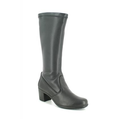 IMAC Knee High Boots - Black leather - 6000/1400011 DAYTOLONG