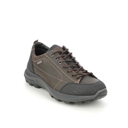 IMAC Walking Shoes - Brown waxy leather - 3568/3474015 SHERMAN TEX
