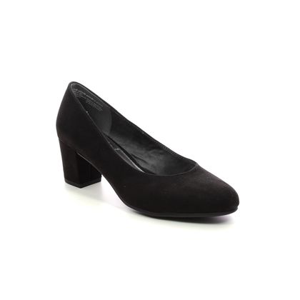 Jana Court Shoes - Black - 22468/20001 ABUPLAIN WIDE