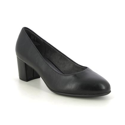 Jana Court Shoes - Black - 22475/42001 ABUPLAIN WIDE