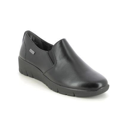 Jana Comfort Slip On Shoes - Black - 24662/41022 BOCCI WIDE TEX