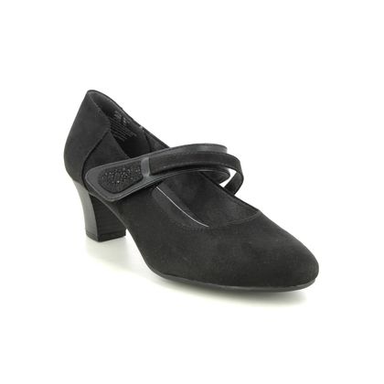 Jana Court Shoes - Black - 24464/42001 MESSI WIDE