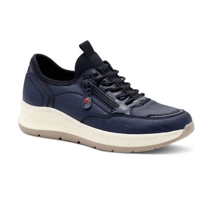 その他 Jana Jana Sitane Wide Zip Navy Womens lacing shoes 23664-45-805