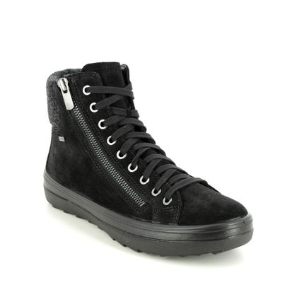 Legero Hi Top Boots - Black suede - 2009635/0000 MIRA ZIP GTX