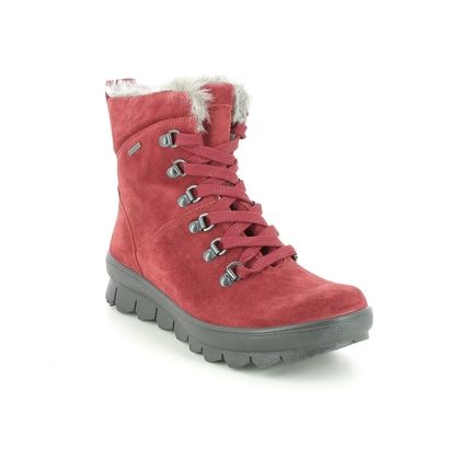 Legero Ankle Boots - Red suede - 2000503/5100 NOVARA GTX