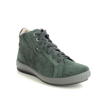 Legero Hi Top Boots - Green Suede - 2000268/7330 TANARO HI GTX