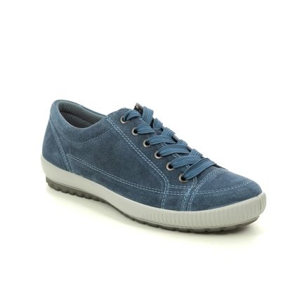 Legero Comfort Lacing Shoes - Blue Suede - 00820/86 TANARO STITCH 2