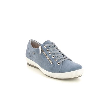 Legero Comfort Lacing Shoes - Blue Suede - 2000616/8600 TANARO ZIP GTX