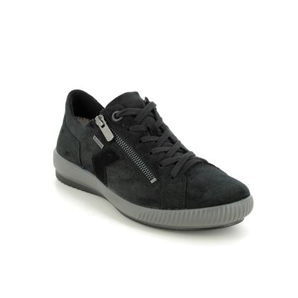 Legero Comfort Lacing Shoes - Black Suede - 2000163/0000 TANARO5 ZIP GTX