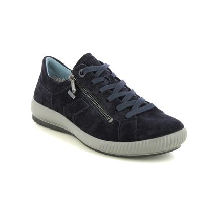 Legero Comfort Lacing Shoes - Navy Suede - 2000163/8000 TANARO5 ZIP GTX