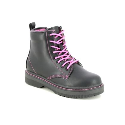 Lelli Kelly Girls Boots - Black - LK5550/AB63 DORIS DOC ZIP