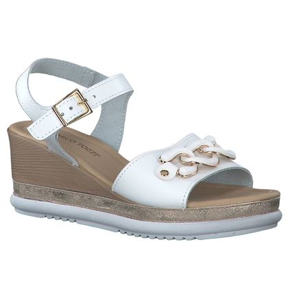 Marco Tozzi Wedge Sandals - White - 28005/42/113 ARILLAS