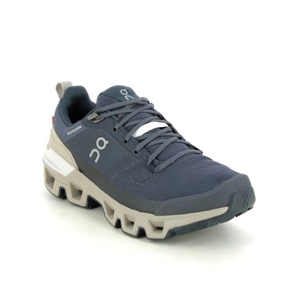 On Running Walking Shoes - Navy - 7398572- CLOUDWANDER TEX