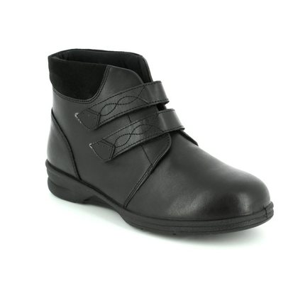 Padders Ankle Boots - Black - 0361/38 KATHY 4E-6E FIT