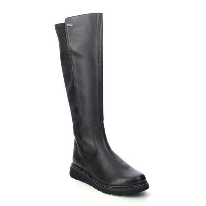 Remonte Knee High Boots - Black leather - D3975-01 ASTROSTRET TEX