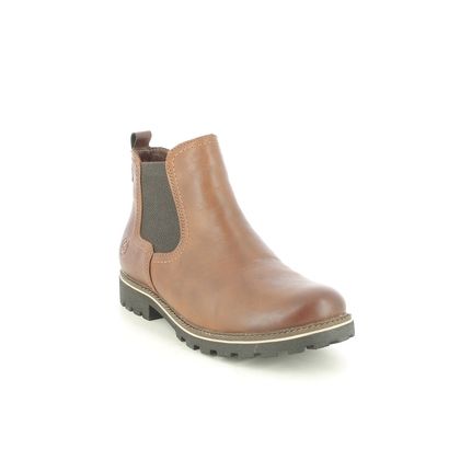 Remonte Chelsea Boots - Tan Leather  - D8470-22 BRANCH