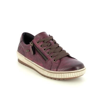 Remonte Comfort Lacing Shoes - Wine leather - D0700-35 TANASH TEX