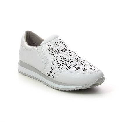 Remonte Comfort Slip On Shoes - White - D0H06-80 VAPODPERF