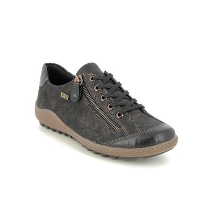 Remonte Comfort Lacing Shoes - Bronze - R1402-07 ZIGZIP 85 TEX