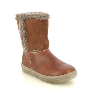 Ricosta Infant Girls Boots - Tan Leather - 2700502/270 USKY SYMPATEX