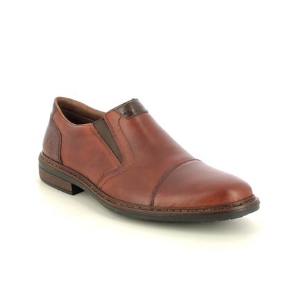 Rieker Slip-on Shoes - Tan Leather - 17659-23 CLERKDEX