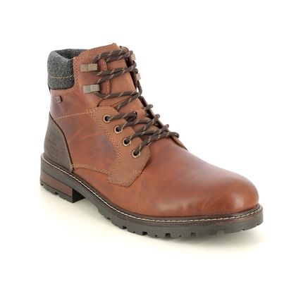 Rieker Winter Boots - Tan Leather  - 32040-25 SENTRY TEX