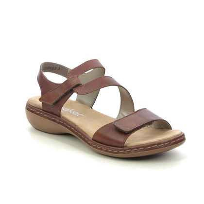 Rieker Comfortable Sandals - Tan - 659C7-24 TITILATER
