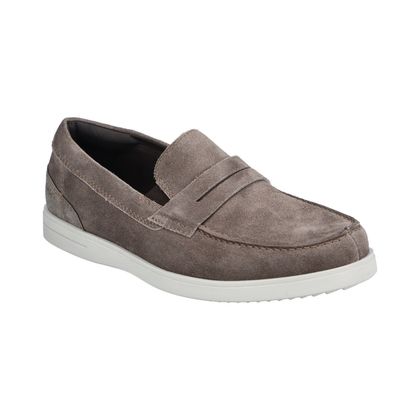 Rieker Slip-on Shoes - Taupe suede - B2350-25 HYLAND LOAFER