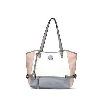 Rieker Handbags - White-Pink combi - H1066-81 TOTE SUMMER