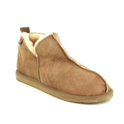 Shepherd of Sweden Slippers - Tan Leather  - 492252 ANNIE