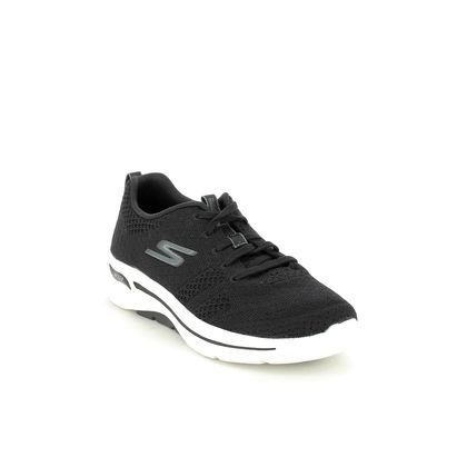 Skechers Trainers - Black-white - 124403 ARCH FIT GO WALK