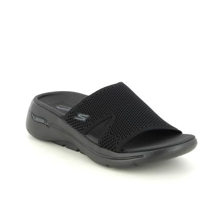 Skechers Slide Sandals - Black - 140274 ARCH FIT JOYFUL