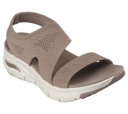 Skechers Comfortable Sandals - Mocha - 119458 ARCH FIT SLING