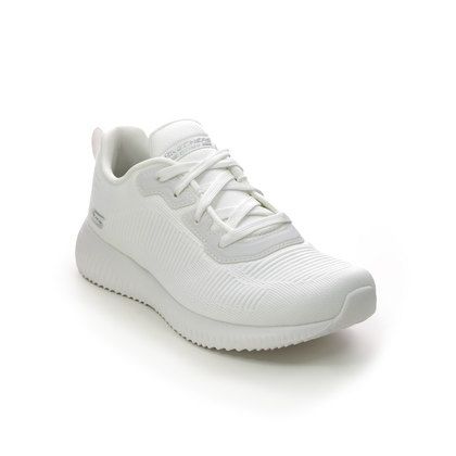 Skechers Trainers - White - 32504 BOBS SQUAD