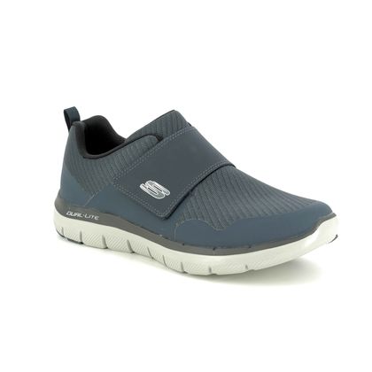 Skechers Mens Velcro Shoes - Dark navy - 52183 GURN