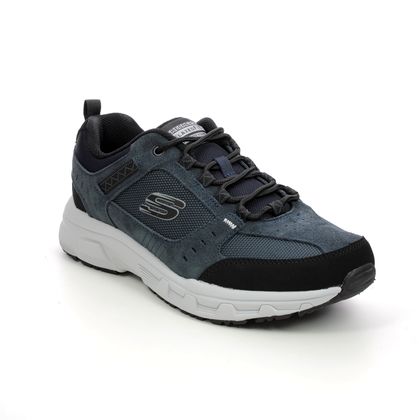 Skechers Trainers - Navy Black - 51893 OAK CANYON RELAXED FIT