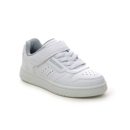 Skechers Boys Trainers - White - 405638L QUICK STREET BUNGEE