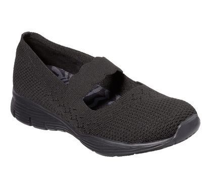 Skechers Mary Jane Shoes - Black - 49622W SEAGER POWER WIDE