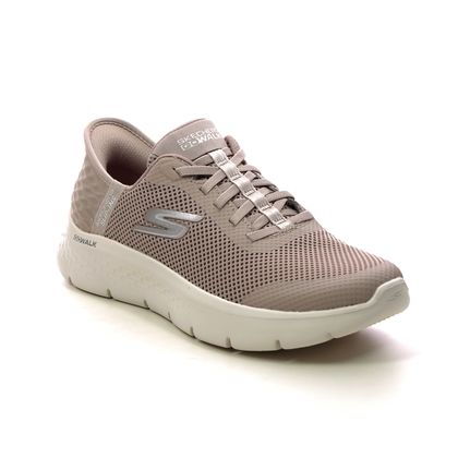 Skechers Trainers - Taupe - 124836 SLIP INS GO WALK BUNGEE