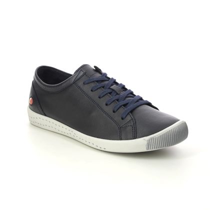 Softinos Comfort Lacing Shoes - Navy Leather - P900154/605 ISLA 154