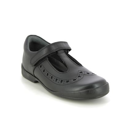 Start Rite Girls Shoes - Black leather - 2789-76F LEAPFROG